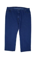 Red Kap PD60SW5 Straight Leg Dark Wash Denim Blue Jeans Work Pants Mens 48x37