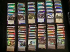FOIL Complete 110-Card Common Set | The Spoils CCG 1st Edition |Tenacious Arcane
