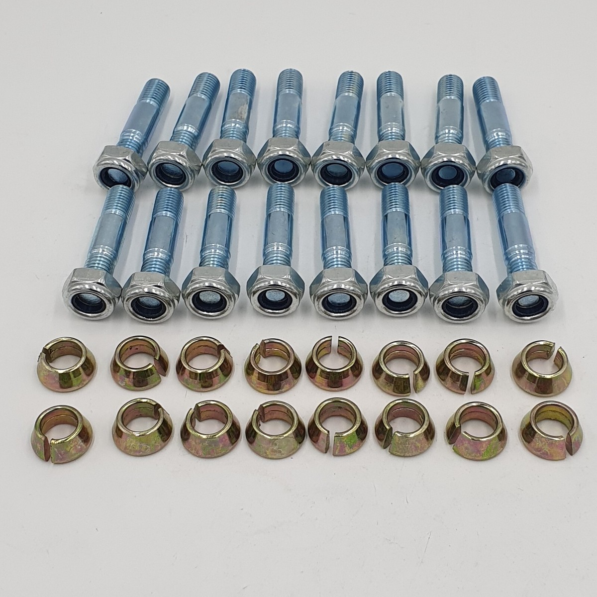 16x Axle Shaft to Hub Stud + 16x Washer + 16x Nut For ISUZU NPR
