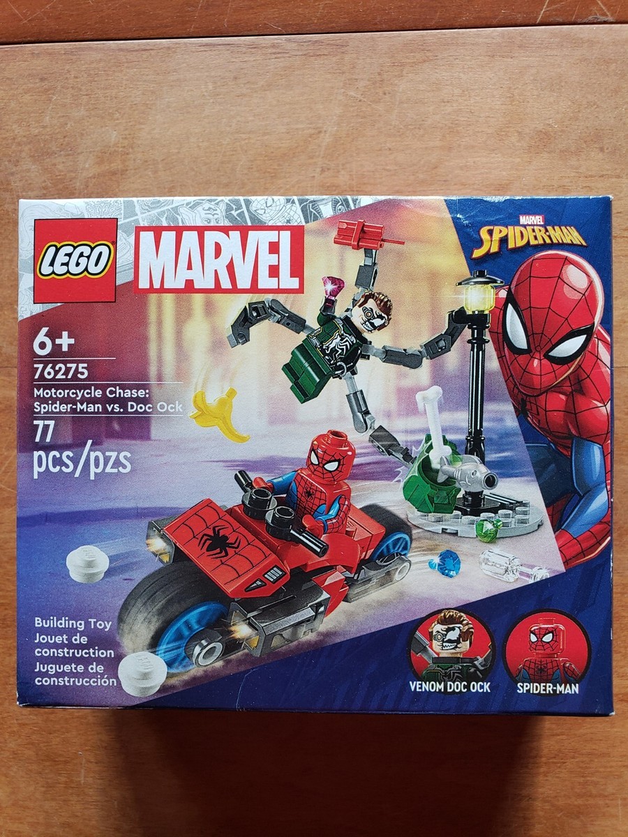 皮パン　sadistic and dangerous LEGO Super Heroes: Motorcycle Chase: Spider-Man Vs. Doc Ock (76275