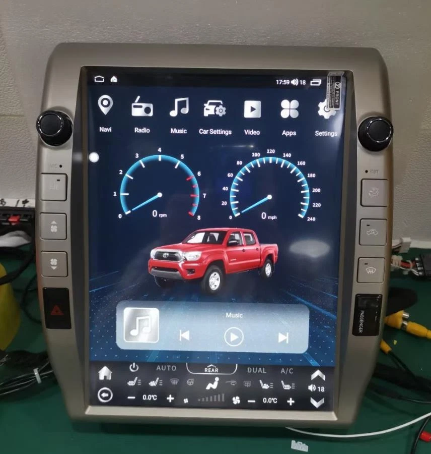 Reproductor multimedia para automóvil 13" para Toyota Tacoma 2005-2015 GPS navegación radio estéreo Foto 3 de 4