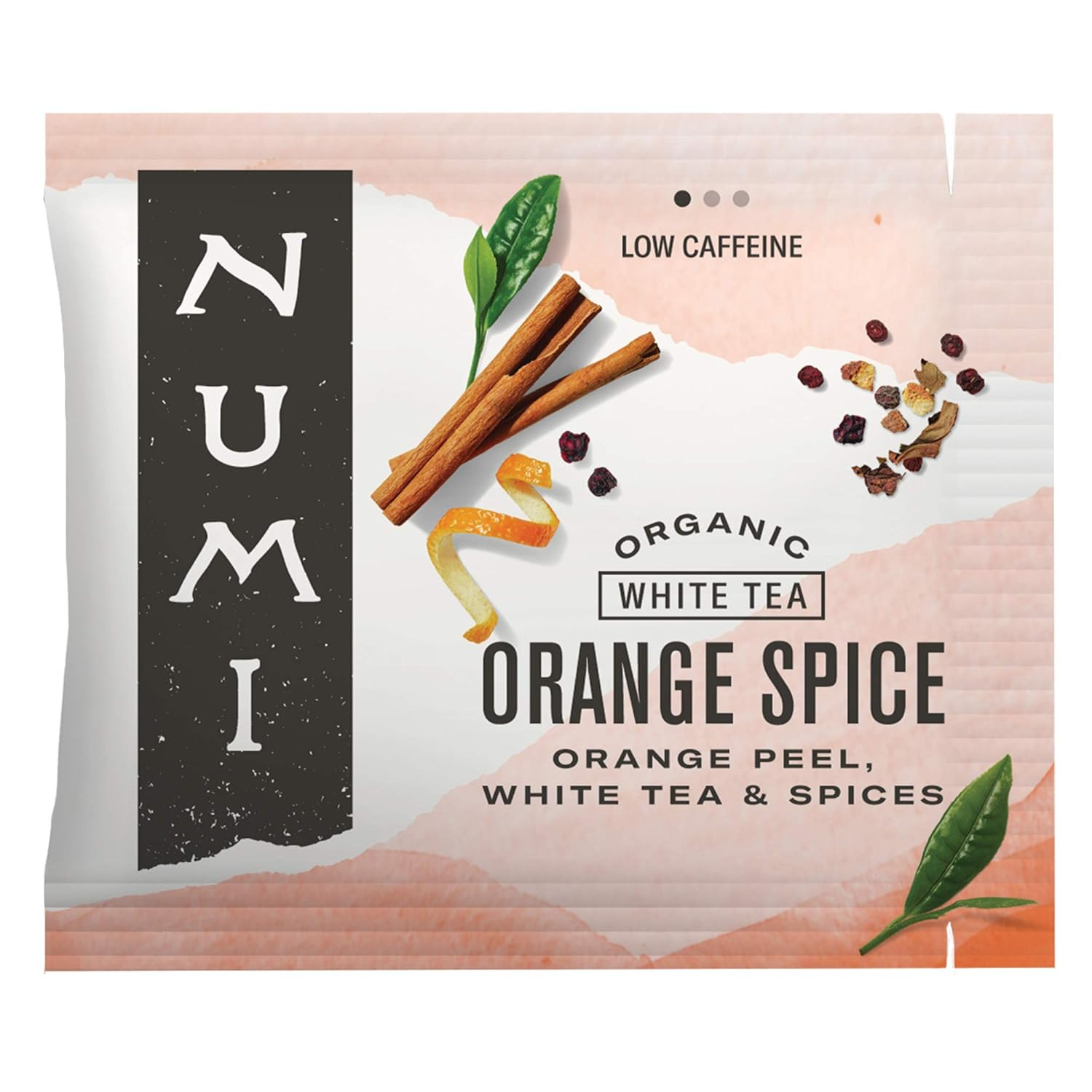 Organic Orange Spice Tea, 100 Tea Bags, White Tea with Citrus & Spices, Brew 200