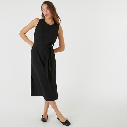 LA REDOUTE COLLECTIONS Sleeveless Black Shift Dress UK 14 New RRP £36 - Picture 4 of 16