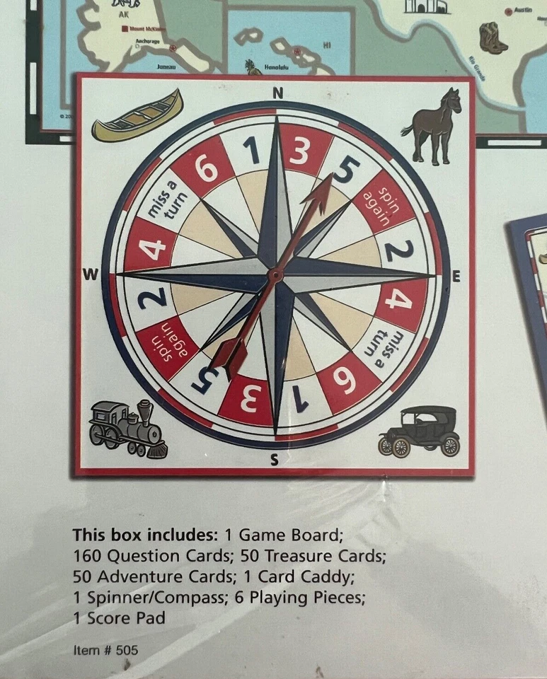 Настольная игра TRABLAZER Fun to Learn American History в заводской упаковке США - Изображение 4 из 4