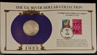 1923 Peace Silver Dollar US Postal Commemorative Stamp Set Rare 5/33 Stamps AU+