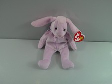 Ty Beanie Baby Floppity the Purple Bunny Rabbit 1996 With Original Tags