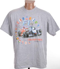 FORMULA 1 F1 GRAND PRIX SERIES 2000 COTTON TEE SHIRT SIZE M SCHUMACHER HAKKINEN