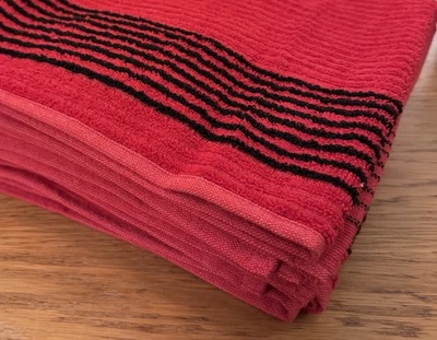 Original Wincraft Tour Caddy Golf Towel 44" x 22" Red with Black Stripes - Image 1 of 4