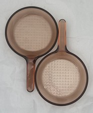 Pair Of Corning Vision  7 Frying Pan Skillet ...