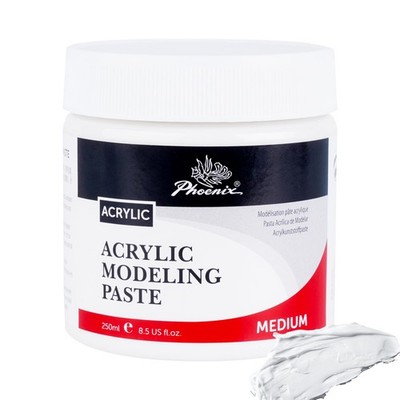 Modeling Paste for Textured Art - 8.45 Fl Oz /250ml, Professional Acrylic Med...