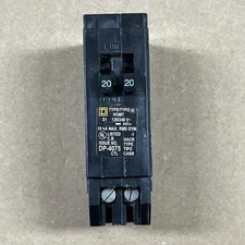 SQ-D SQUARE D HOMT2020 Tandem Single Pole 20 Amp Breaker