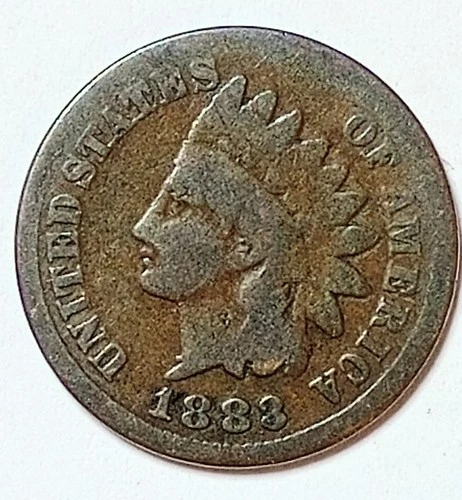 Indian Head Penny Lot of "1" VERY NICE 1883 GOOD OR BETTER°$ FREE SHIPPING $#V66