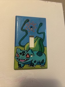 Light Switch Cover Bulbasaur Themed Pokémon