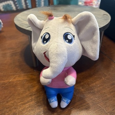 Illumination Sing 2 Elephant Stuffed Animal Plush Doll Small Gray Pink Blue