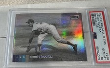 2020 Topps Stadium Club Chrome REFRACTOR - Sandy Koufax #290 PSA 10