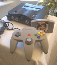 Nintendo 64 N64 Console Bundle Untested + 1 Controller & GoldenEye 007