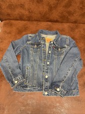 Levi's Girl's Denim XL Jacket Med Wash Blue Cotton Classic Trucker