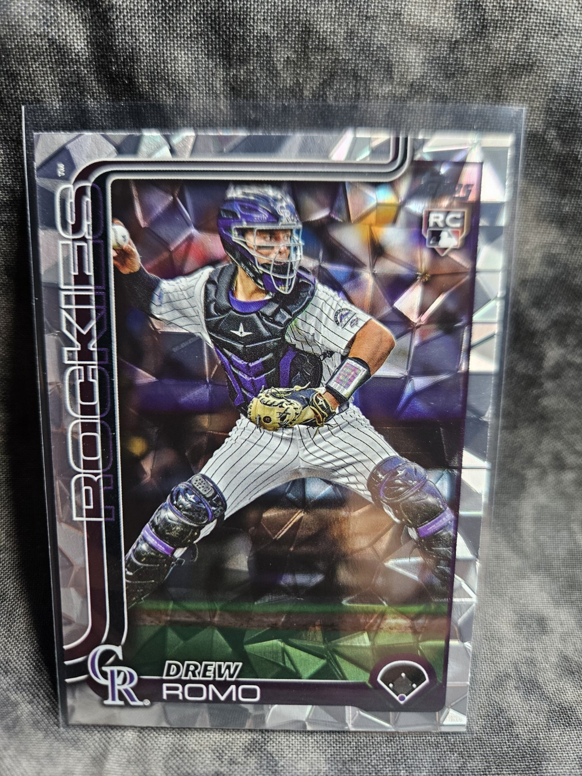 2025 Topps Series 1 - Drew Romo #296 Diamante Foil (RC)