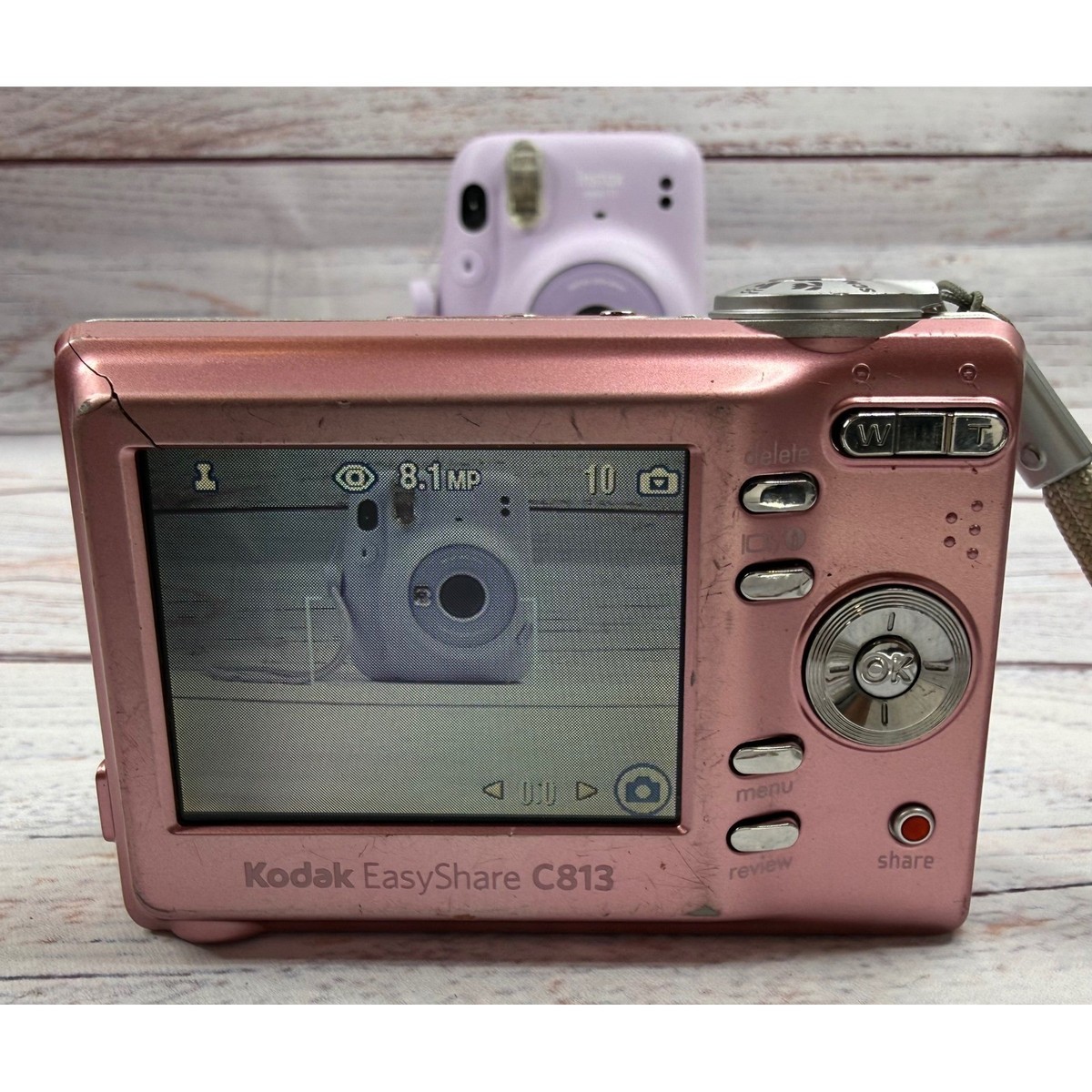 Kodak EasyShare C813 Digital Camera Pink 8.2MP 3x Optical Zoom