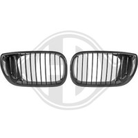KüHlergrill KüHlergitter Schwarz GläNzend FüR BMW 3Er Touring E46