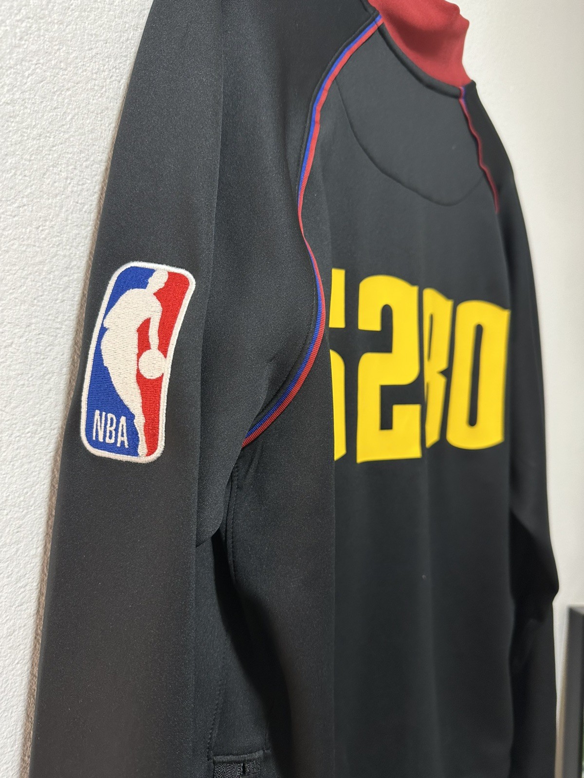 Men's Denver Nuggets Nike City Edition Showtime Full Zip Jacket player issued M  thumbnail 2