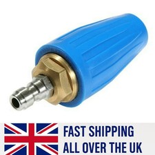 4000PSI Turbo Nozzle 360° Rotating Spray Tip 1/4" For High Pressure Washer UK