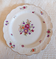 Booths Lowestoft Floral Sprays Scalloped Gold Edge Dinner Plate