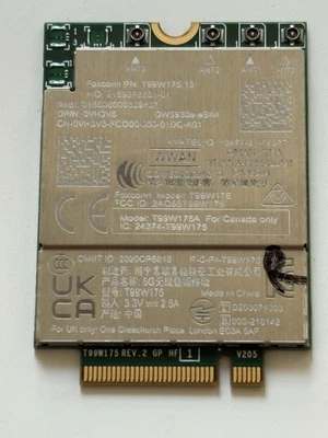 NEW Dell DW5930e-eSIM WWAN 5G Mobile Broadband Module T99W175 - VH3V5 0VH3V5 W85 - Image 1 of 2