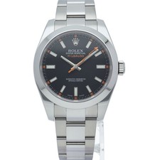 ROLEX Milgauss Watch 116400 (Runtime) Stainless Steel mensWatch black USED 2