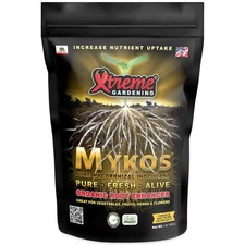 Xtreme Gardening Mykos Pure Mycorrhizal Inoculant Organic Root Enhancer, 1 LB -