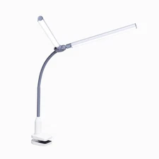 DuoPro Clamp LED Lamp - 6,000K , 2,100 Lux at 12", 4 Brightness Levels, Anti-...