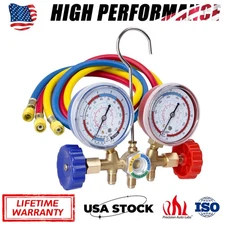 Air Conditioning Diagnostic Manifold Gauge Set for Car A/C System Automotive