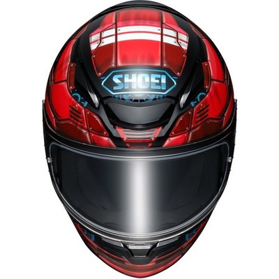 reconditioned shoei helmets RF-1400 Marquez American Spirit Helmet Medium along with a dual Shoei - RF-1400 Fortress Helmet