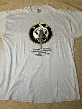 Vtg 90s BMW Schnellstes Motorrad Schnellste Beiwagenmaschine Graphic Shirt Large