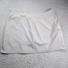 Orvis Skorts Womens XXL Gray Skirted Shorts Skort Stretch Outdoor Golf Tennis