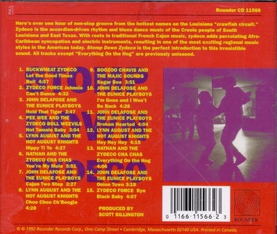 VARIOUS ARTISTS STOMP DOWN ZYDECO NEW CD
