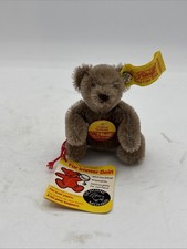 Steiff Mini 3" Teddy Bear 0202/11 Tan With Original Tags