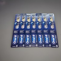 6 X ORAL B PRO3DWHITE PULSAR SUPERIOR PLAQUE REMOVAL TOOTHBRUSHES MEDIUM Battery