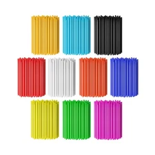 PSLER 72 PCS Spoke Skins Trim Wrap Decoration Protector Pipe Motocross Pit Di...