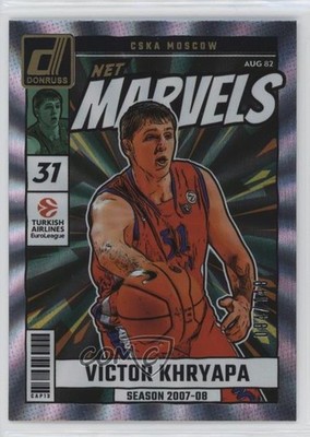 2024 Panini Donruss EuroLeague Net Marvels Laser 94/149 Victor Khryapa #25 0jm6