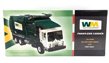 First Gear 1/34 2002 Mack MR Front-End Loader Garbage Truck WM Waste Management
