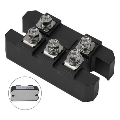 1PCS Bridge Rectifier 3 Phase 5 Terminals Accessories Black For MDS ...