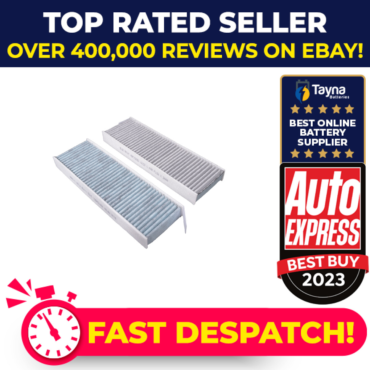 Pollen / Cabin Filter fits VAUXHALL VIVARO C, K0 1.5D 2.0D 2019 on Blue Print