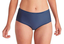 t1 ExOfficio Womens Size M Give-N-Go 2.0 Full Cut Brief Travel Underwear Blue