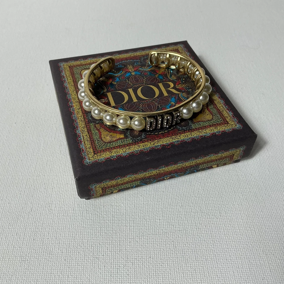 Brazalete Dior oro y perlas Foto 2 de 4