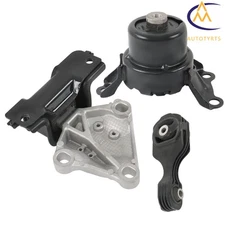3PCS Engine Motor & Trans Mount For Honda City/Fit 2014-2020 L4 1.5L EX I-VTEC