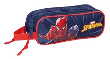 SPIDERMAN   Children's Double Pencil Case, Children's Pencil Case, Ideal for Sch