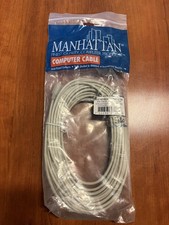 Manhattan PS/2 Keyboard Cable Mini Din 06 M/F 50'