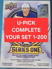 2025-26 Upper Deck Series one 1 Base Pick Card Hockey NHL 1-200