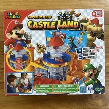 Super Mario Bros Castle Land Tabletop Video Game Based Rare Toy Epoch Ball Maze